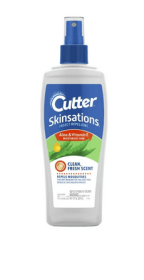 Cutter Skinsations Insect Repellent, Pump Spray, Clean Fresh Scent, 7.5 Ounces